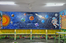 Artwork and Murals for Sacred Heart School Bangalore