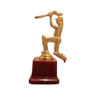 BATSMEN TROPHY 7 Inches Gold